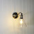 Vintage Style Wall Light In Brass Finish E27 60W