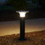 Solar Bollard Light In Black 250lm 3000K/6500K 3.7W IP44 Surface or Spike Mounted