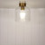 Brass And Clear Glass Shade Batten Fix B22