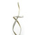 Entwined LED Floor Lamp In Gold Finish 1500lm 3000K 30W