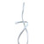Entwined LED Floor Lamp In Silver Finish 1500lm 3000K 30W