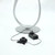 Entwined LED Floor Lamp In Silver Finish 1500lm 3000K 30W