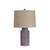 Brown Table Lamp Base and Fabric Shade 40W E27