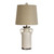 Two Handled Table Lamp In White With E27 40W