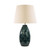Green Scale Design Table Lamp With Fabric Shade E27 60W