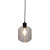 Textured Clear Glass Pendant Light E27 25W