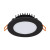 Black LED Tri-colour Dimmable Downlight IP54 10W