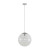 300mm Sphere Clear Glass Shade Pendant Light With Chrome Metalware E27 IP20 25W 300mm Sphere Clear Glass Shade Pendant Light With Chrome Metalware E27 IP20 25W
