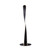 LED Swirl Bedside/Table Lamp In Black 2900K 390lm