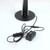 LED Swirl Bedside/Table Lamp In Black 2900K 390lm