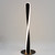 LED Swirl Bedside/Table Lamp In Black 2900K 390lm