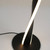 LED Swirl Bedside/Table Lamp In Black 2900K 390lm