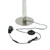 LED Swirl Floor Lamp In Brushed Chrome 2900K 800lm