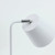 Minimalist Bedside/Table Lamp With USB Port In White Finish E27 60W