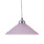 250mm Pink Stepped Glass Pendant Light E27