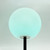 White Sphere RGB/LED Mood Lamp With Black Base 3000K 50lm IP44