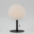 White Sphere RGB/LED Mood Lamp With Black Base 3000K 50lm IP44