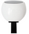 Solar Sphere Post Top Warm White 200lm IP67