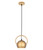 Arc Single Pendant Light In Matt Gold E27 72W