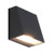 Rectangular LED Wall Light In Charcoal Finish IP65 3000K