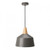 Medium Matt Grey Pendant Light E27