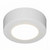 Round Tri-Colour LED Oyster Light In White 6W IP40