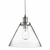 Glass Shade Pendant Light In Chrome E27 10W