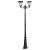 Solar Post Light Two Straight Heads 700lm IP44 2350mm