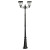 Solar Post Light Two Straight Heads 700lm IP44 3000K 2350mm