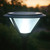 Solar Post Light Black With Motion Sensor IK10 IP66 6000K 2000lm Commercial Grade