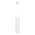 Pendant Light Matt White with PVC Cord 100cm 560lm 7W GU10