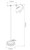 Adjustable Stylish Floor Lamp In Antique Brass E27 60W