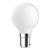 Round Dimmable LED Filament Globe In White B15 4.8W 2700K
