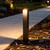 Bollard Dark Grey Alumium 80cm 240V Tri-CCT 13W 236lm IP65