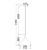 Satin Nickel Finish Dome Pendant Light E27 60W