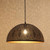 Perforated Black Shade Pendant Light E27 72W