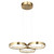 Ceiling Light 3 Rings Gold LED 3-CCT 2310lm 51cm