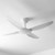 132cm 52-inch White DC Ceiling Fan Remote Control 35W 6 Speed