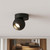 Ceiling Light Spotlight Black 6W/9W Dual Wattage Tri-CCT 498lm-756lm Dimmable IP20