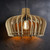 Pendant Light Natural Plywood E27 240V 25W 44cm