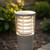 Bollard Head Light Silver Aluminium E27 25W IP54