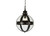Vintage Pendant Light Black Sphere E27 40W 36cm