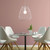 Pendant Light White Metal Wire 38cm E27 60W