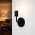 Modern Wall Light Black E27 60W 240V