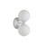 Wall Vanity Light White Opal Glass Dual G9 4W IP44