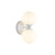 Wall Vanity Light White Opal Glass Dual G9 4W IP44