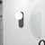 Wall Vanity Light Black Metal Opal Glass G9 4W IP44
