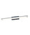 LED Vanity Wall Light Black Aluminium 535mm Tri-CCT 12W 1339lm Dimmable IP44