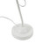 Desk Lamp White Metal E27 60W Adjustable Arm