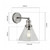 Wall Light Satin Chrome E27 240V Indoor Modern